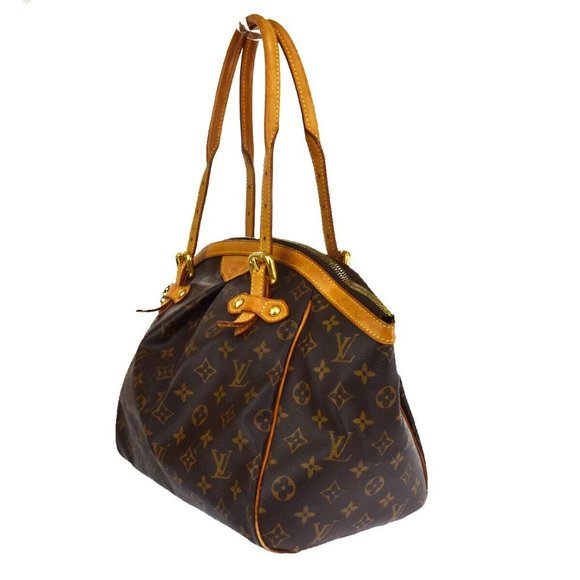 Tivoli Tote GM Brown Canvas Monogram Shoulder Bag - Picture 2 of 7